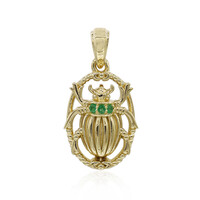 Brazilian Emerald Silver Pendant