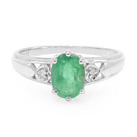 Bahia Emerald Silver Ring