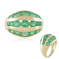 9K Russian Emerald Gold Ring (de Melo)