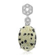 Dalmatian Jasper Silver Pendant