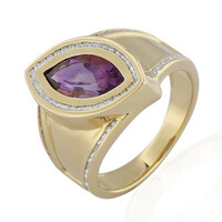 Uruguayan Amethyst Silver Ring (de Melo)