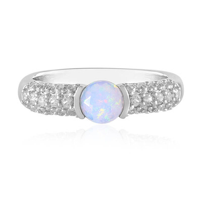 Welo Opal Silver Ring