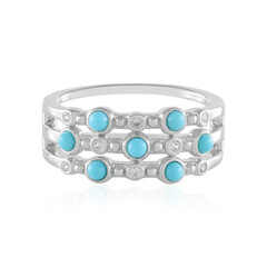 Sleeping Beauty Turquoise Silver Ring