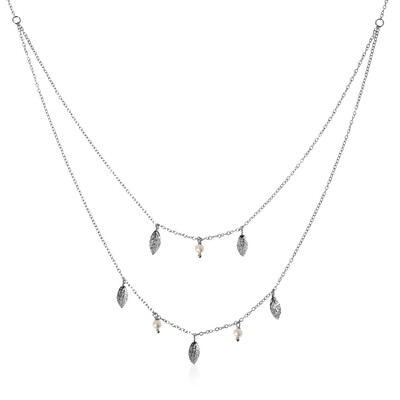Freshwater pearl Silver Necklace (Joias do Paraíso)