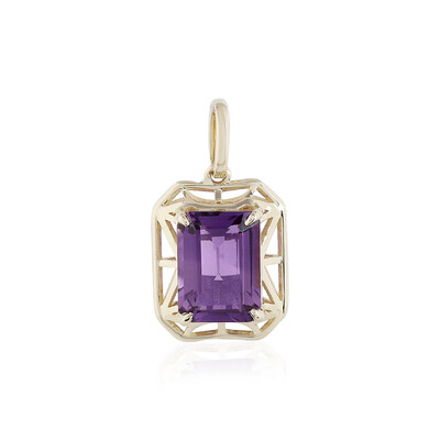 9K Uruguayan Amethyst Gold Pendant (Ornaments by de Melo)