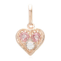 Padparadscha Sapphire Silver Pendant