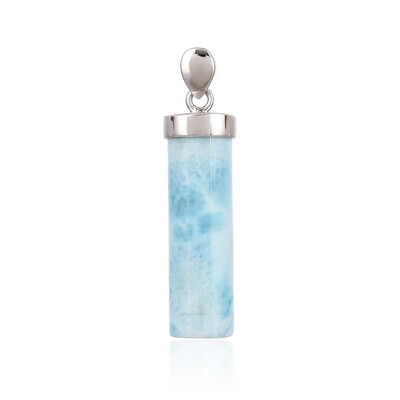 Larimar Silver Pendant