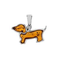 Baltic Amber Silver Pendant