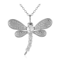 White Topaz Silver Necklace