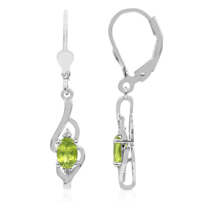 Idocrase Silver Earrings