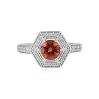 Andesine Silver Ring