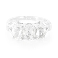 Goshenite Silver Ring