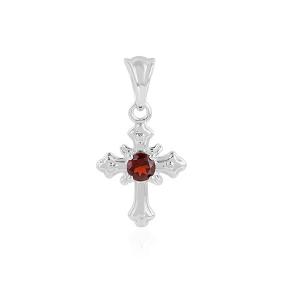Mozambique Garnet Silver Pendant