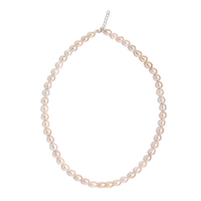 Freshwater pearl Silver Necklace (TPC)