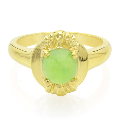 Imperial Chrysoprase Silver Ring