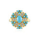 Sleeping Beauty Turquoise Silver Ring (Faszination Türkis)