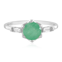 9K Brazilian Emerald Gold Ring