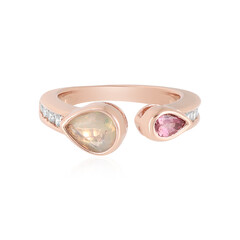 Welo Opal Silver Ring (Adela Silber)