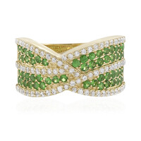 9K Tsavorite Gold Ring (Adela Gold)
