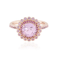 Kunzite Silver Ring (Adela Silber)
