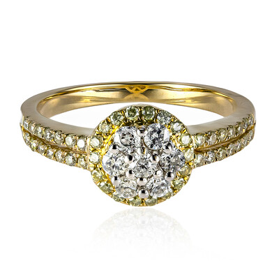 14K SI1 (H) Diamond Gold Ring (CIRARI)