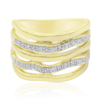 I1 (G) Diamond Silver Ring (Annette)