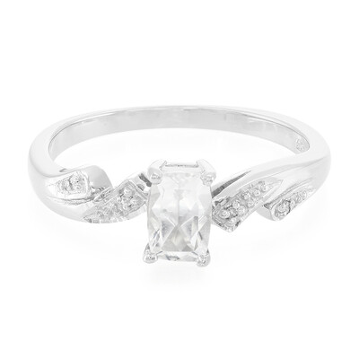 Goshenite Silver Ring