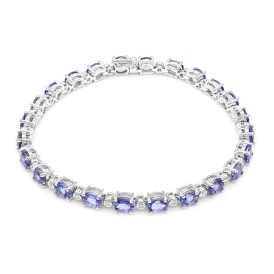 10K AAA Tanzanite Gold Bracelet
