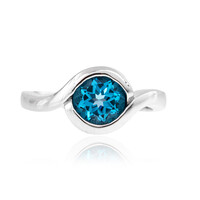 Marambaia Topaz Silver Ring