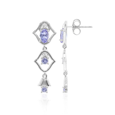 Tanzanite Silver Earrings (VIENNA 1903)