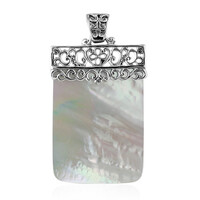 Mother of Pearl Silver Pendant