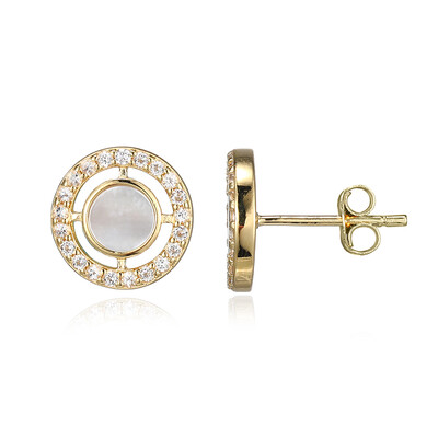 Mother of Pearl Silver Earrings