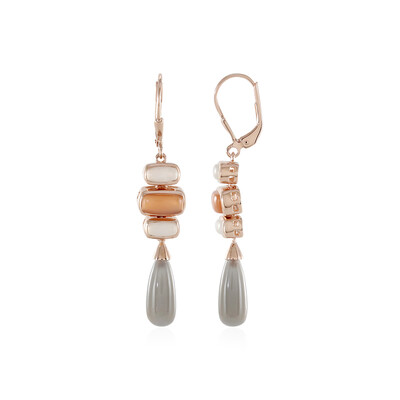 Silver Moonstone Silver Earrings (KM by Juwelo)