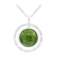 Russian Diopside Silver Necklace
