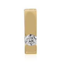 9K SI1 (G) Diamond Gold Pendant