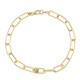 VS1 Champagne Diamond Silver Bracelet