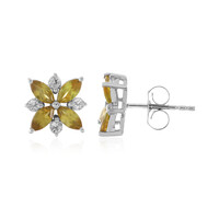 Sphene Silver Earrings