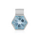 Sky Blue Topaz Silver Pendant (MONOSONO COLLECTION)