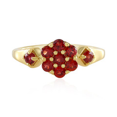 Tanzanian Ruby Silver Ring (Adela Silber)