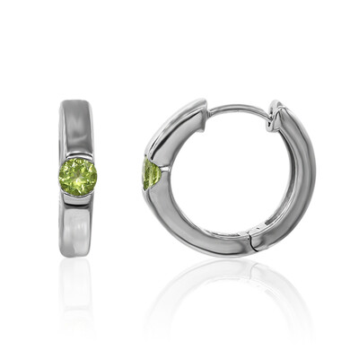 Peridot Silver Earrings