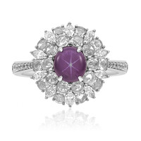 18K Star Ruby Gold Ring (CIRARI)