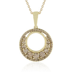 9K I2 Champagne Diamond Gold Necklace (de Melo)