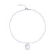 Mother of Pearl Silver Necklace