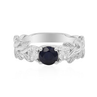 Blue Sapphire Silver Ring