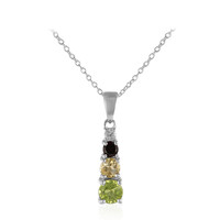 Burmese Peridot Silver Necklace