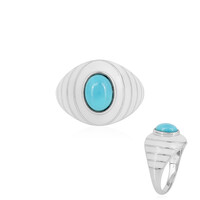 Sleeping Beauty Turquoise Silver Ring