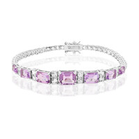 Amethyst Silver Bracelet