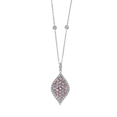 18K I1 Pink Diamond Gold Necklace (CIRARI)