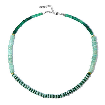 Golden Hematite Silver Necklace