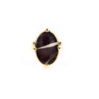 Praire Agate Silver Ring
